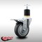 Service Caster 4'' SS Thermoplastic Rubber Swivel 1-7/8'' Expanding Stem Caster Total Lock Brake SCC-SSEXTTL20S414-TPRB-178 - alternate 4
